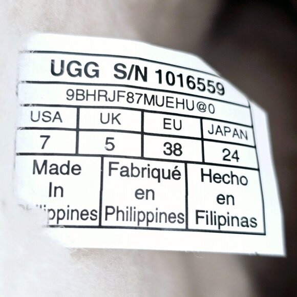 UGG Classic Mid-Calf Sheepskin Boots 1016559 Dark Brown 7 New No Box - Picture 8 of 11